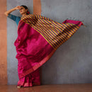 Raw Silk Saree | Rani Pink