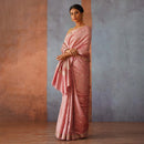 Pink Banarasi Silk Saree | Gold Motifs