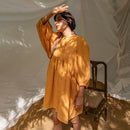 Summer Dress for Women | Linen | Orange