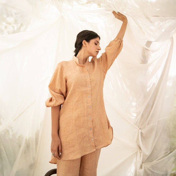 Linen Co Ord Set for Women | Beige