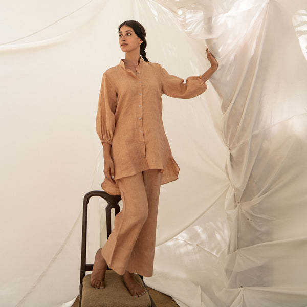 Linen Co Ord Set for Women | Beige