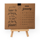 Recycled Paper 2024 Calendar | Pack of 2