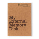 Exercise Book | 100% Recycled Paper | Cover design: My External Memory Disk | Size 21 x 29.7 cm | 172 Pages