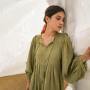 Summer Dress for Women | Linen | Green