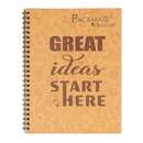 Spiral Notebook | For Office & Personal Use | 100% Recycled Paper | Great Ideas Start Here | 75 GSM | 100 Pages