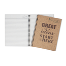 Spiral Notebook | For Office & Personal Use | 100% Recycled Paper | 100 Pages | Pack of 5