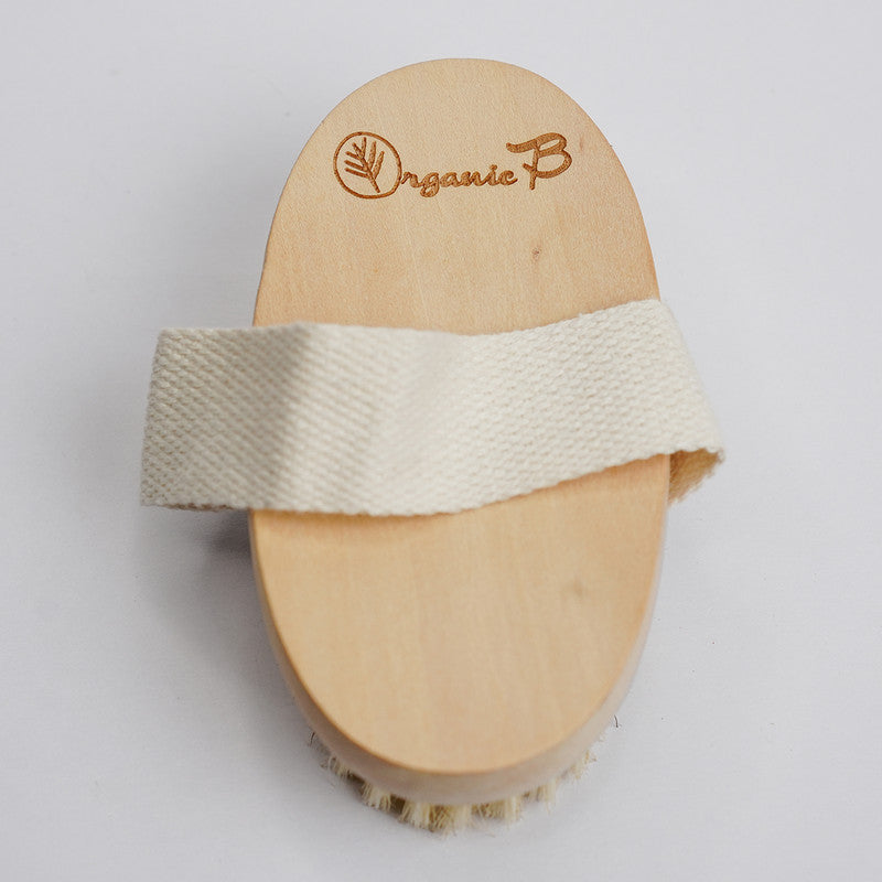 Wood Body Scrubber Brush | Oval Shape