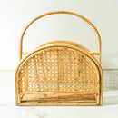 Rattan Magazine Holder | Beige | 35 cm