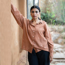 Cotton Shirt for Women | Oversized Shirt | Terracotta