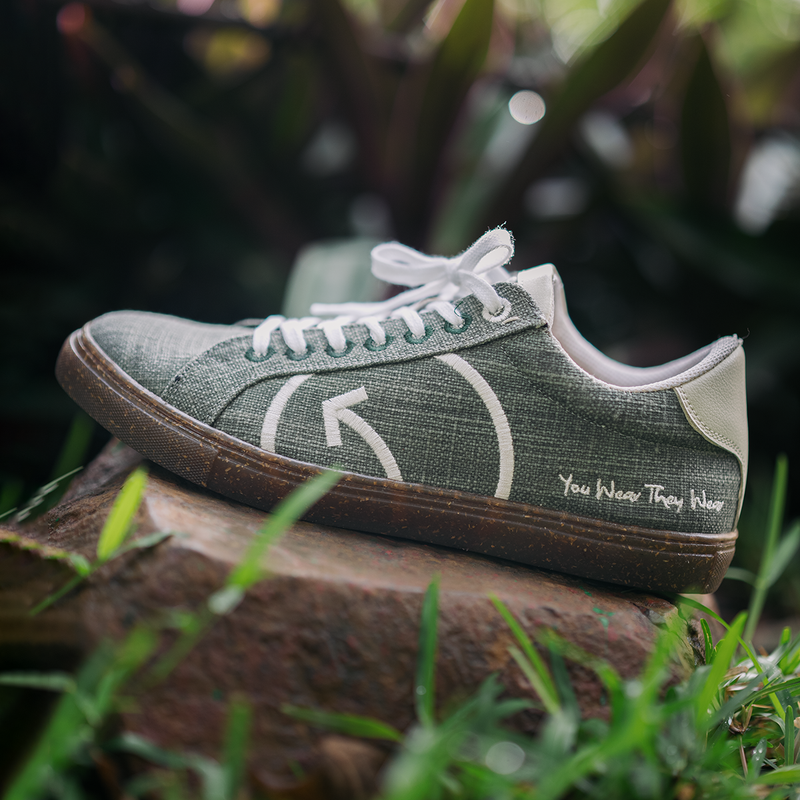 Organic Canvas Sneakers for Men | Green