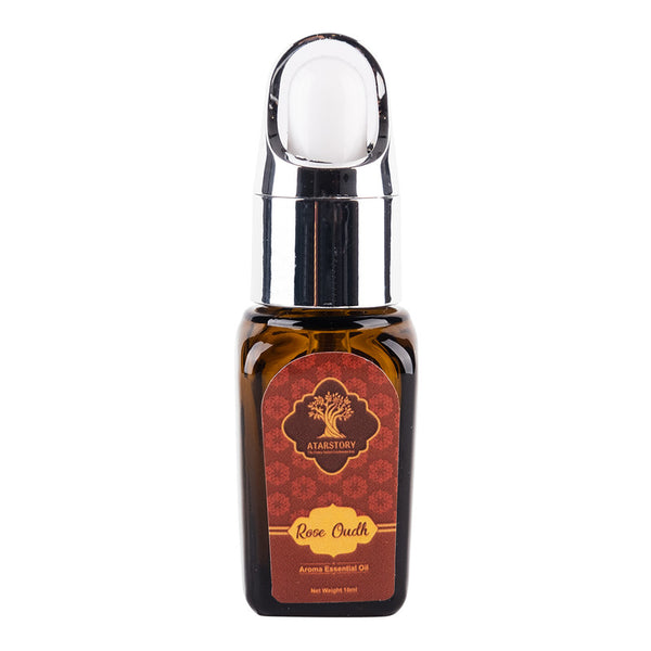 Rose Oudh Essential Oil | Perfect for Aromatherapy | 10 ml | Pack of 2