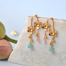 Dangler Earrings for Women | Recycled Material | 22KT Gold Plated