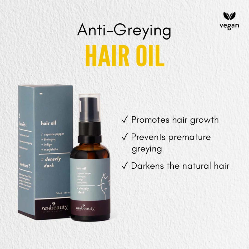 Anti Grey Hair Oil | Hair Growth | Densely Dark | 100 ml