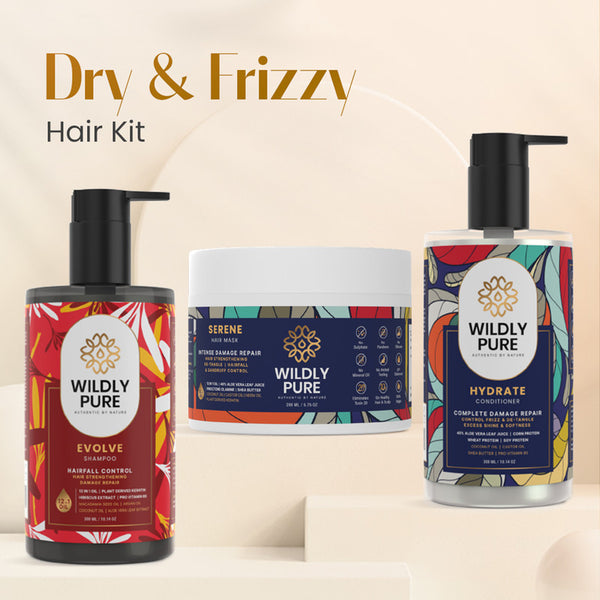 Hair-Fall Control Kit | Shampoo | Conditioner | Hair Mask | Set of 3