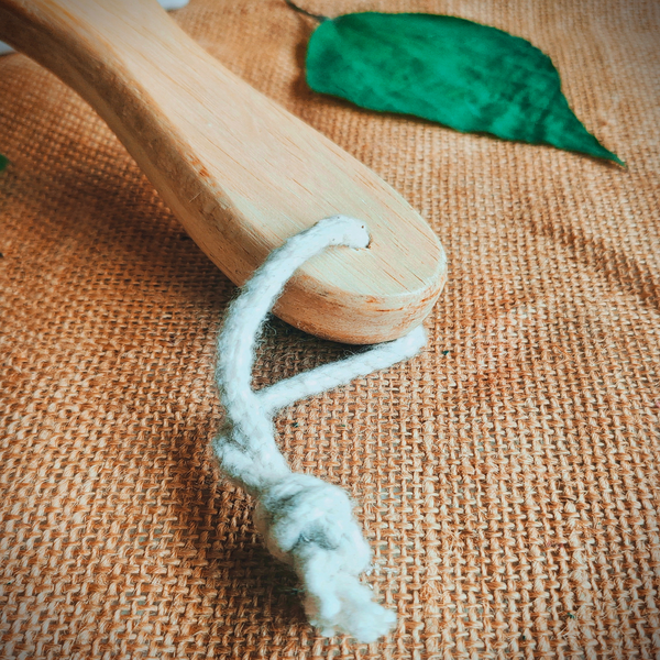 Wooden Body Brush | Coconut Fiber | Skin Exfoliator