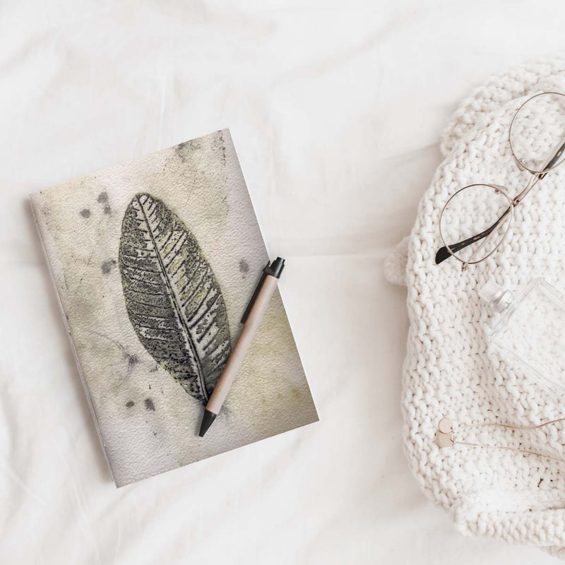 Handmade Guava Leaf Print Journal