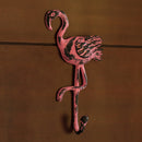 Aluminium Wall Decor & Wall Hook | The Blushing Flamingo Rustic | 8.7 Inches