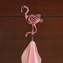 Aluminium Wall Decor & Wall Hook | The Blushing Flamingo Rustic | 8.7 Inches