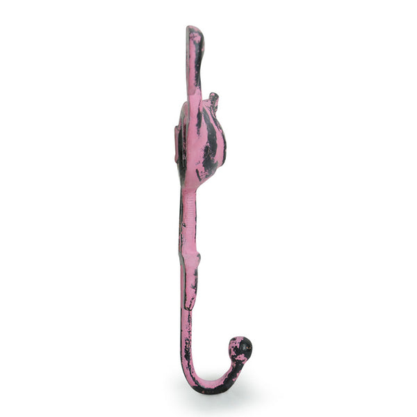 Aluminium Wall Decor & Wall Hook | The Blushing Flamingo Rustic | 8.7 Inches