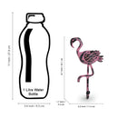 Aluminium Wall Decor & Wall Hook | The Blushing Flamingo Rustic | 8.7 Inches