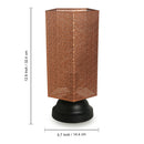 Iron Table Lamp | Copper & Black | 15 cm