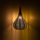 Iron Hanging Pendant Lamp | Metallic Brown | 12.6 Inch