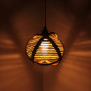 Iron Hanging Lamps | Matte Gold Finish | 18 cm