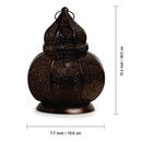 Iron Table Lamp | Dark Brown | 12 cm