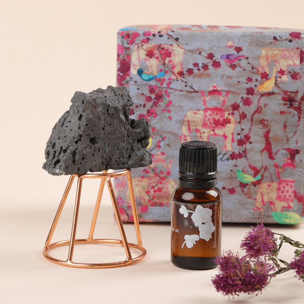 Aroma Essential Oil Diffuser Set | Lava Diffuser | Neroli & Lavender | 15 ml