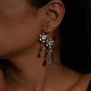 Dangler Earrings | Mogra Design | 92.5 Silver Plated