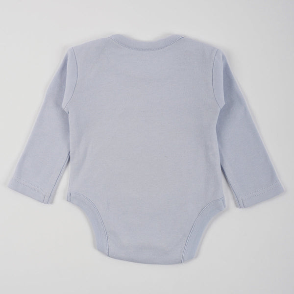 Cotton Baby Onesie | Full Sleeves | Greyish Blue