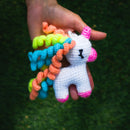 Crochet Charm Keychain | Unicorn | Multicolour