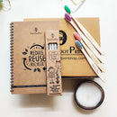 Oral Care & Stationery Kit | Toothbrush | Notebook & Seed Pencils | Candle | Set of 11