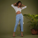 Lounge Pants Women | Hemp | Blue