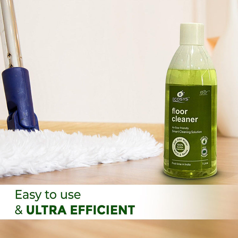Floor Cleaner Liquid Capsules | Green Apple Infused | 3 Sachets