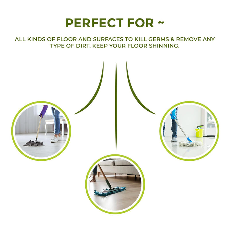 Floor Cleaner Liquid Capsules | Green Apple Infused | 3 Sachets