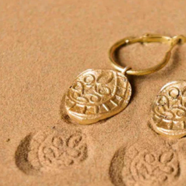 Brass Earrings for Women | Gold Plated