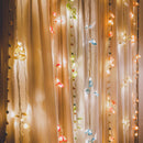 Decorative Light Bunting | Lily Bougainvillea | Orange & White