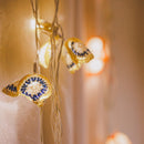 Decorative Light Bunting | Lily Bougainvillea | Yellow & Blue
