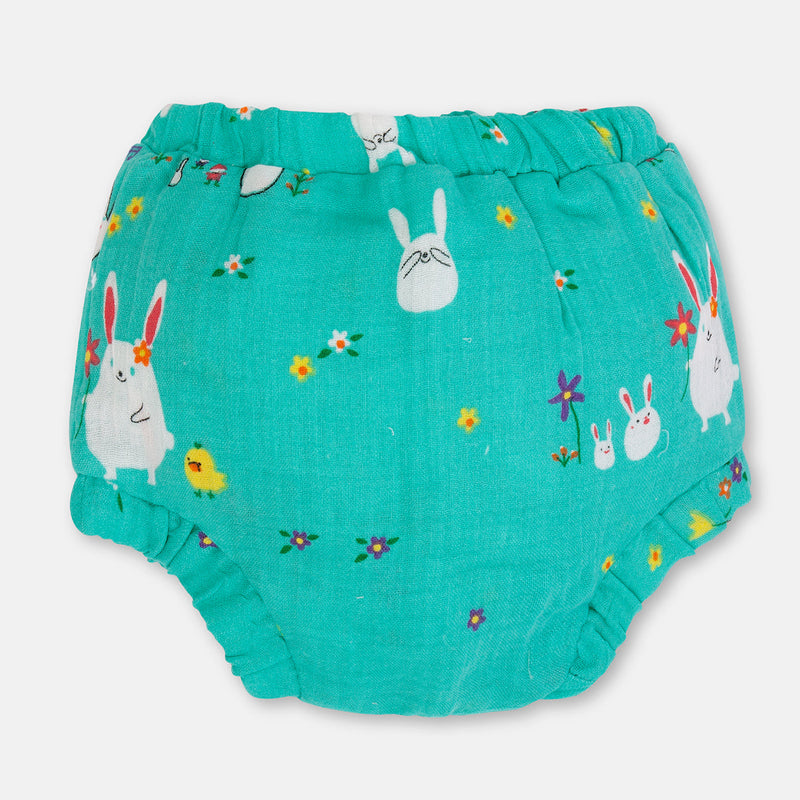 Newborn Baby Gift Set | Jabla & Underwear | Cap Mittens Booties Set | Green