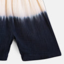 Organic Muslin Shorts Set for Boys | Tye-Dye Design | Brown