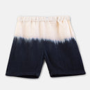 Organic Muslin Shorts Set for Boys | Tye-Dye Design | Brown