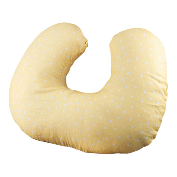 Organic Cotton Baby Feeding Pillow | Grassland Print | Yellow | Set of 2