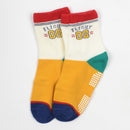 Cotton Socks for Boys & Girls | Anti-Skid | Multicolour | Set of 3