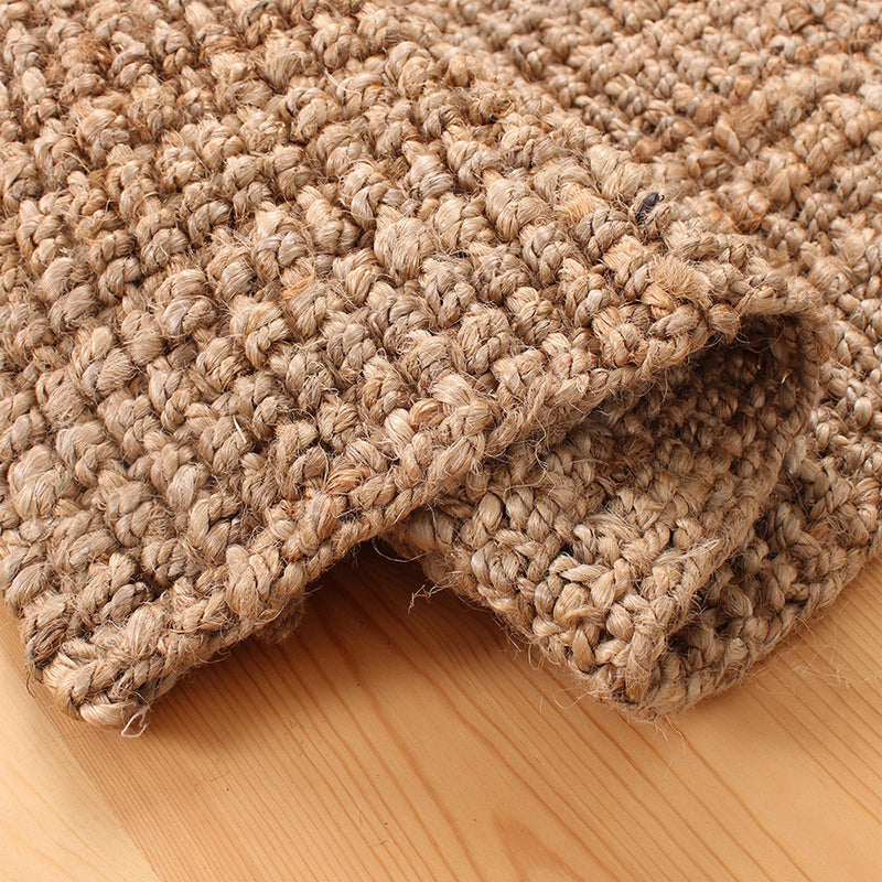 Jute Rug | Textured Weave | Natural Beige