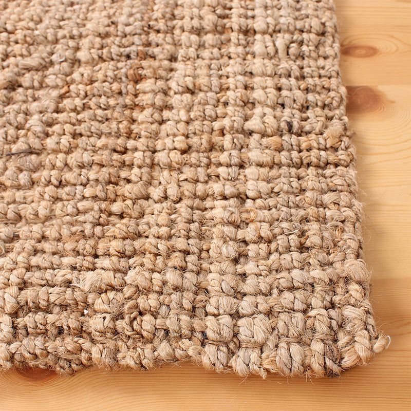 Jute Rug | Textured Weave | Natural Beige