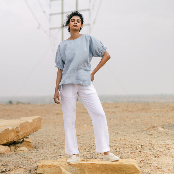 Linen Trouser for Women | White