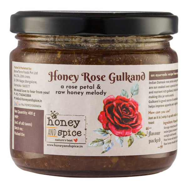 Gulkand | Rose Petal & Honey | Mouth Freshner | Antioxidant | 400 g