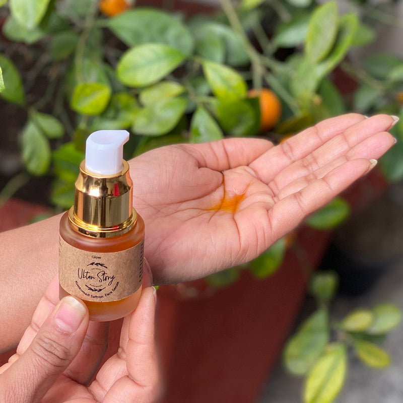 Face Serum | Kumkumadi Oil & Saffron | Reduces Fine Lines & Wrinkles | 20 ml