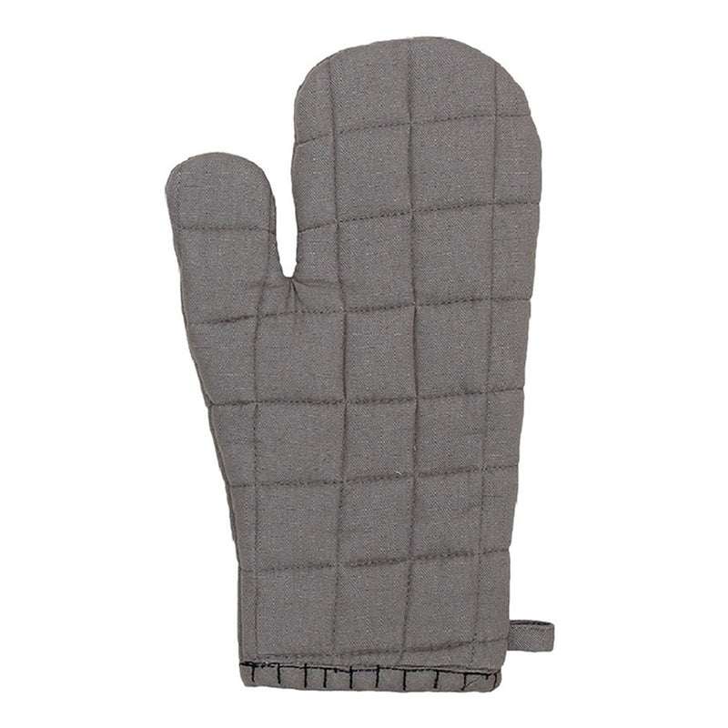Cotton Microwave Oven Gloves | Oven Mitts | Quited | Grey